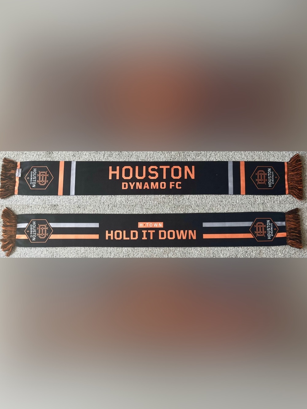 Houston Dynamo H Town Hold It Down Soccer Scarf